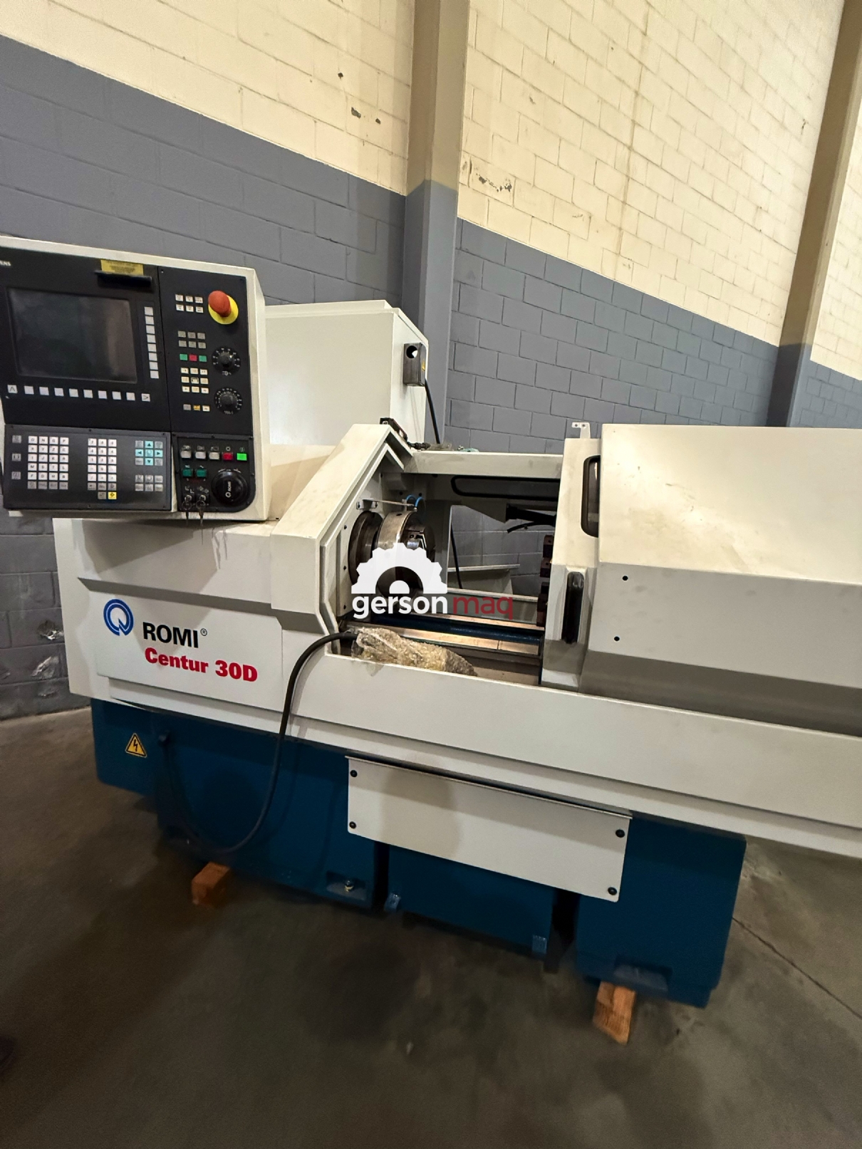 TORNO CNC ROMI CENTUR 30D - 500 MM - REVISADO COM GARANTIA